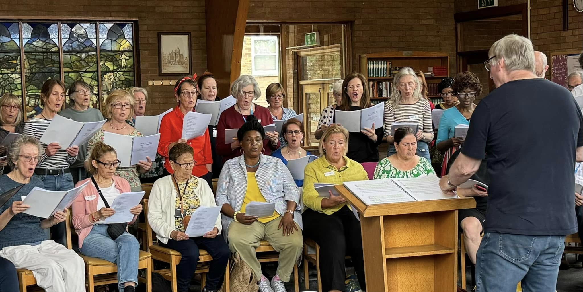 Outreach workshop in north London with David Temple