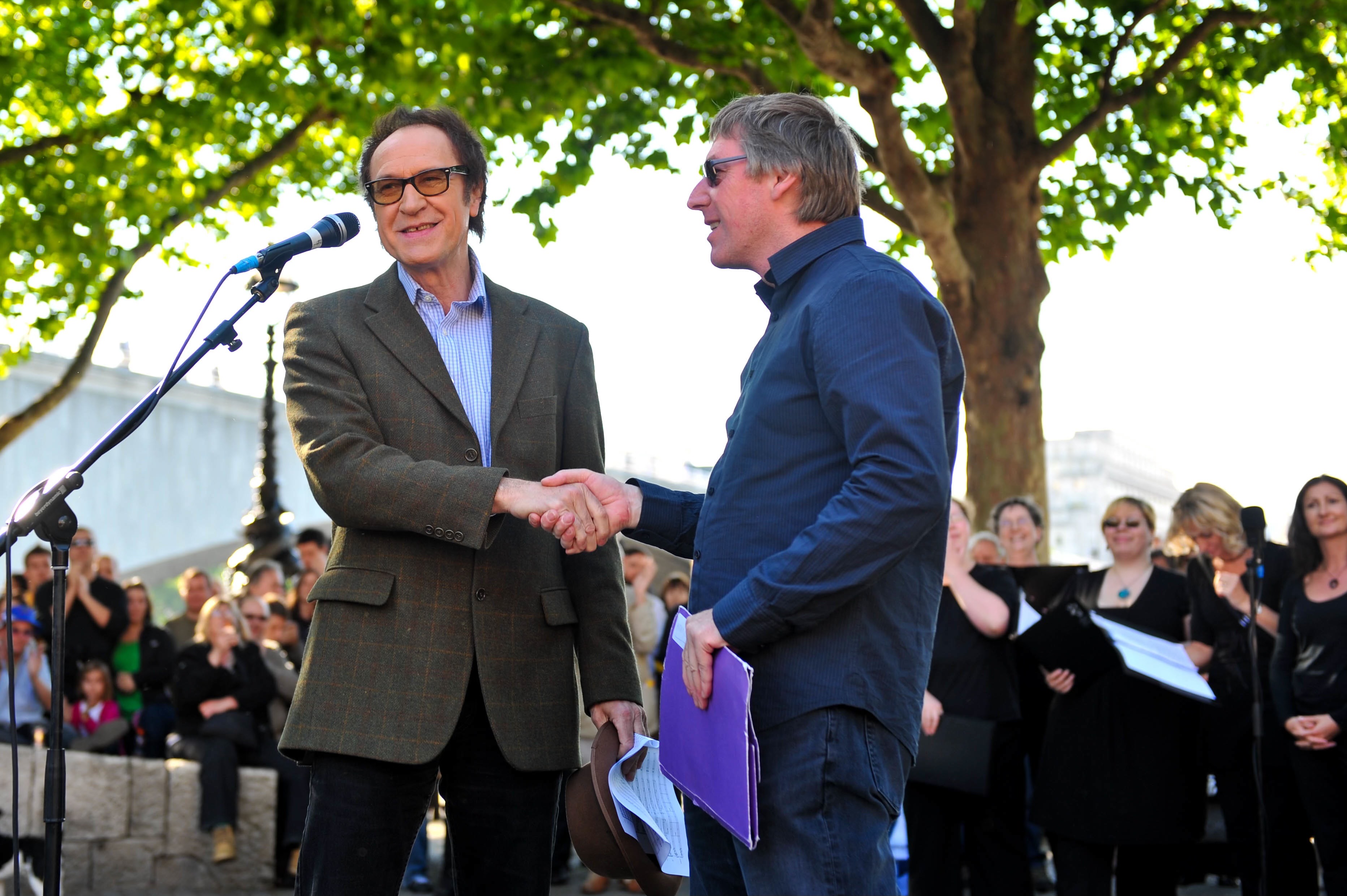 David with Ray Davies